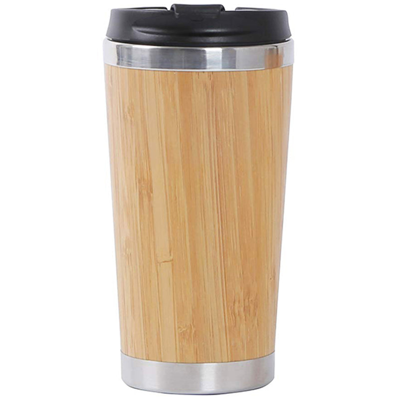 Reusable Bamboo Coffee Travel Cup 450ml by HitMyNeed