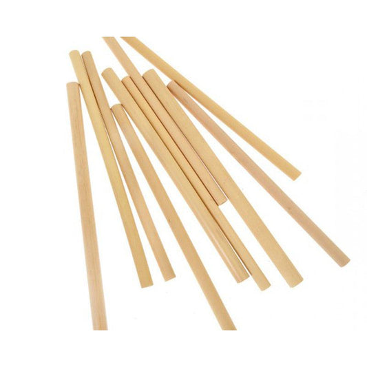 Reusable Bamboo Drinking Straws Set of 12 by HitMyNeed