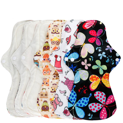 Reusable Bamboo Sanitary Pads for Heavy Flow (Set of 10) by HitMyNeed