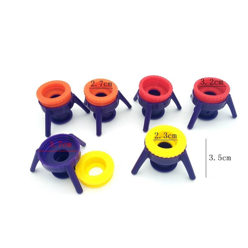 Reusable Bottle Cap & Stand Kit (Set of 3 Sizes) by HitMyNeed