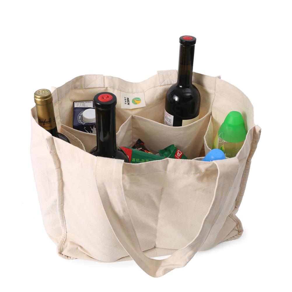 Reusable Canvas Grocery Shopping Tote Bag by HitMyNeed