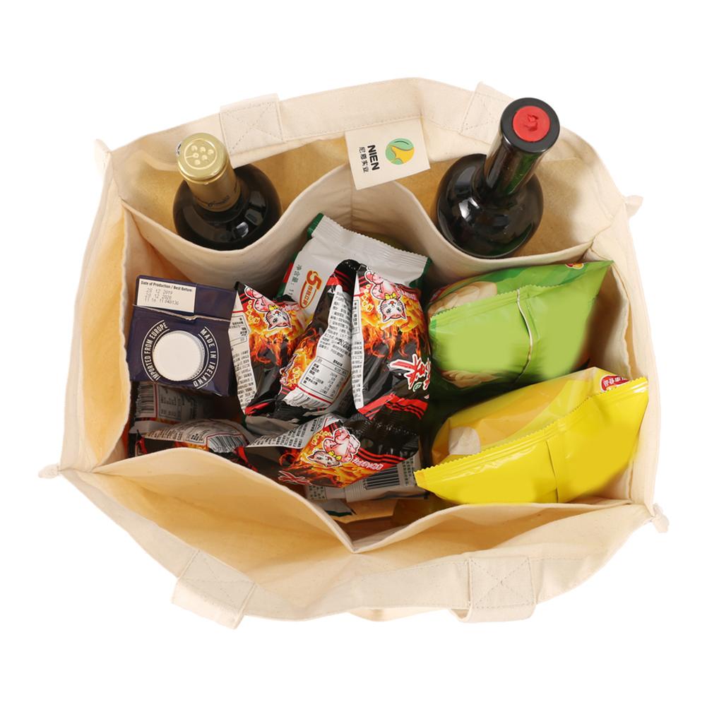 Reusable Canvas Grocery Shopping Tote Bag by HitMyNeed