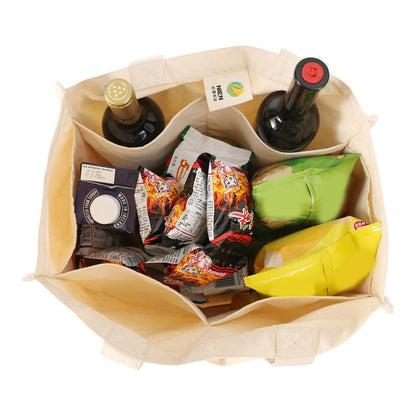 Reusable Canvas Grocery Shopping Tote Bag by HitMyNeed
