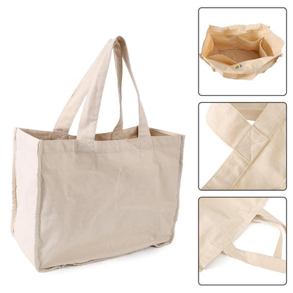 Reusable Canvas Grocery Shopping Tote Bag by HitMyNeed
