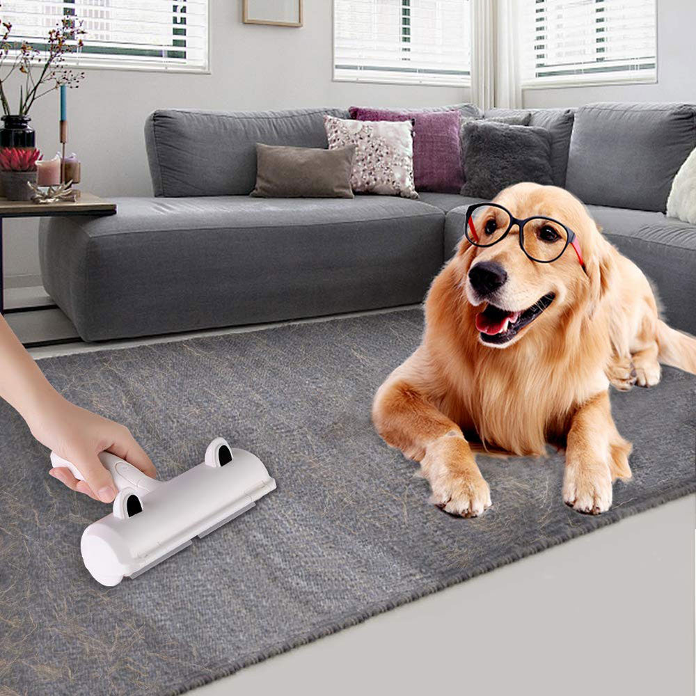 Reusable Cat Hair Remover & Pet Lint Cleaner Roller by HitMyNeed