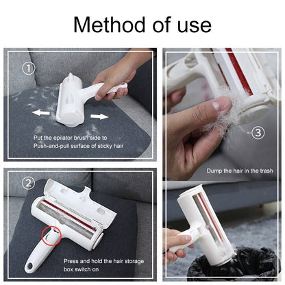 Reusable Cat Hair Remover & Pet Lint Cleaner Roller by HitMyNeed