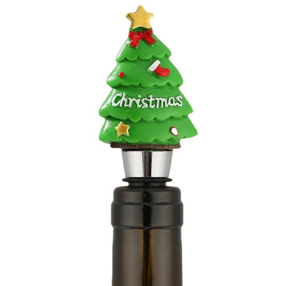 Reusable Christmas Wine Bottle Stopper Seal by HitMyNeed