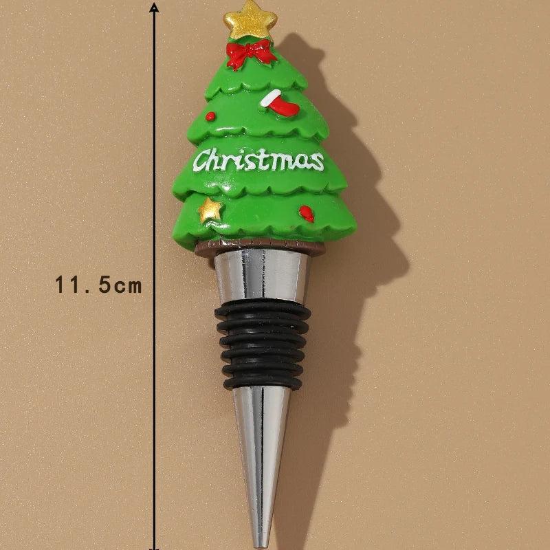 Reusable Christmas Wine Bottle Stopper Seal by HitMyNeed