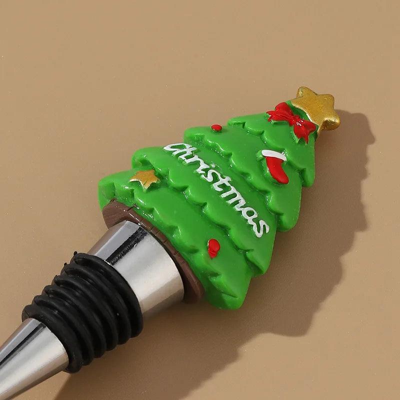 Reusable Christmas Wine Bottle Stopper Seal by HitMyNeed