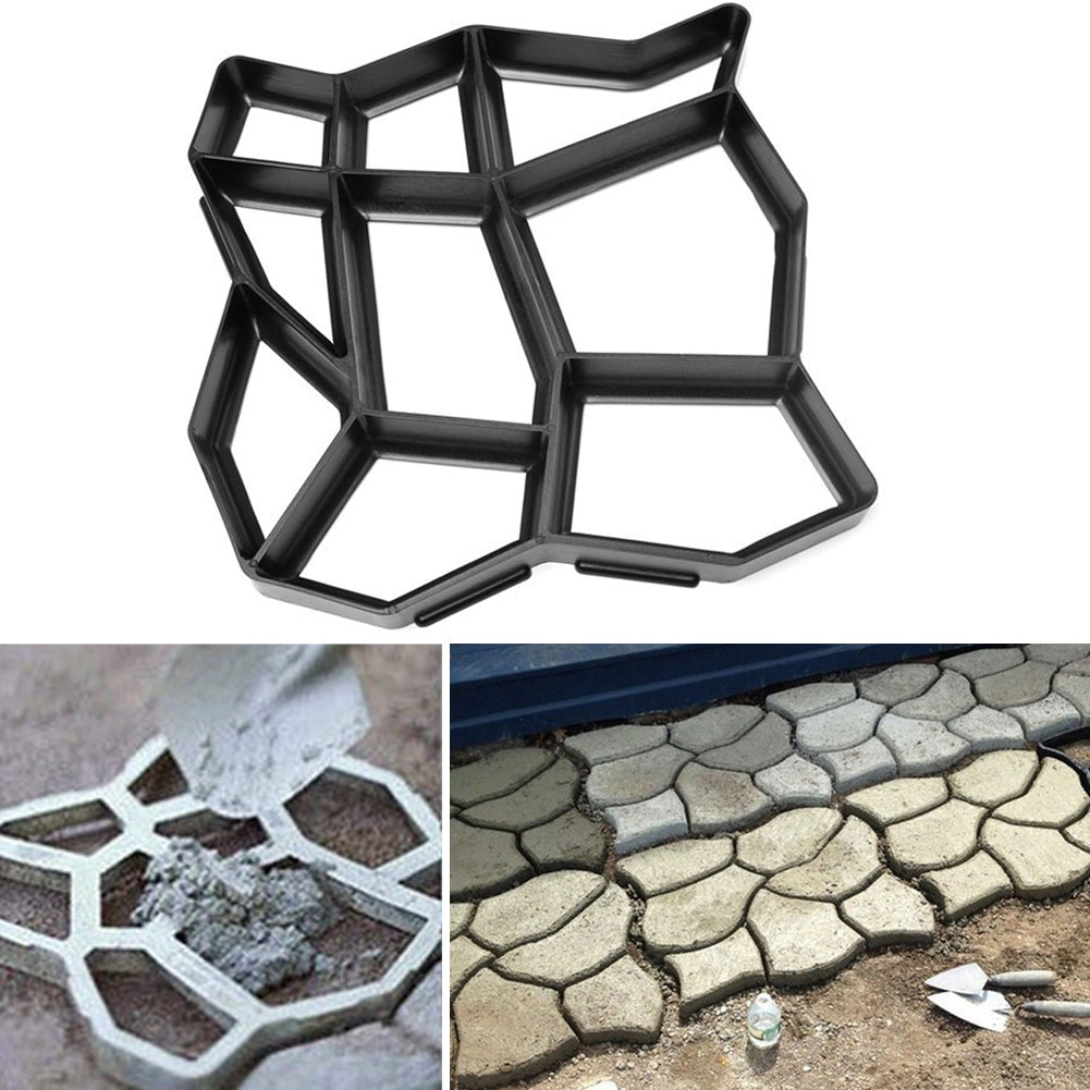 Reusable Concrete Paver Pathway Mold 43.5 x 43.5 cm by HitMyNeed