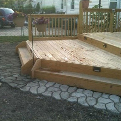 Reusable Concrete Paver Pathway Mold 43.5 x 43.5 cm by HitMyNeed