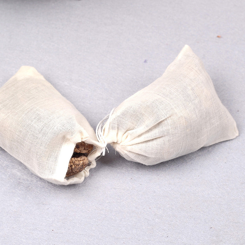 Reusable Cotton Mesh Tea Bags (10 Pack) by HitMyNeed
