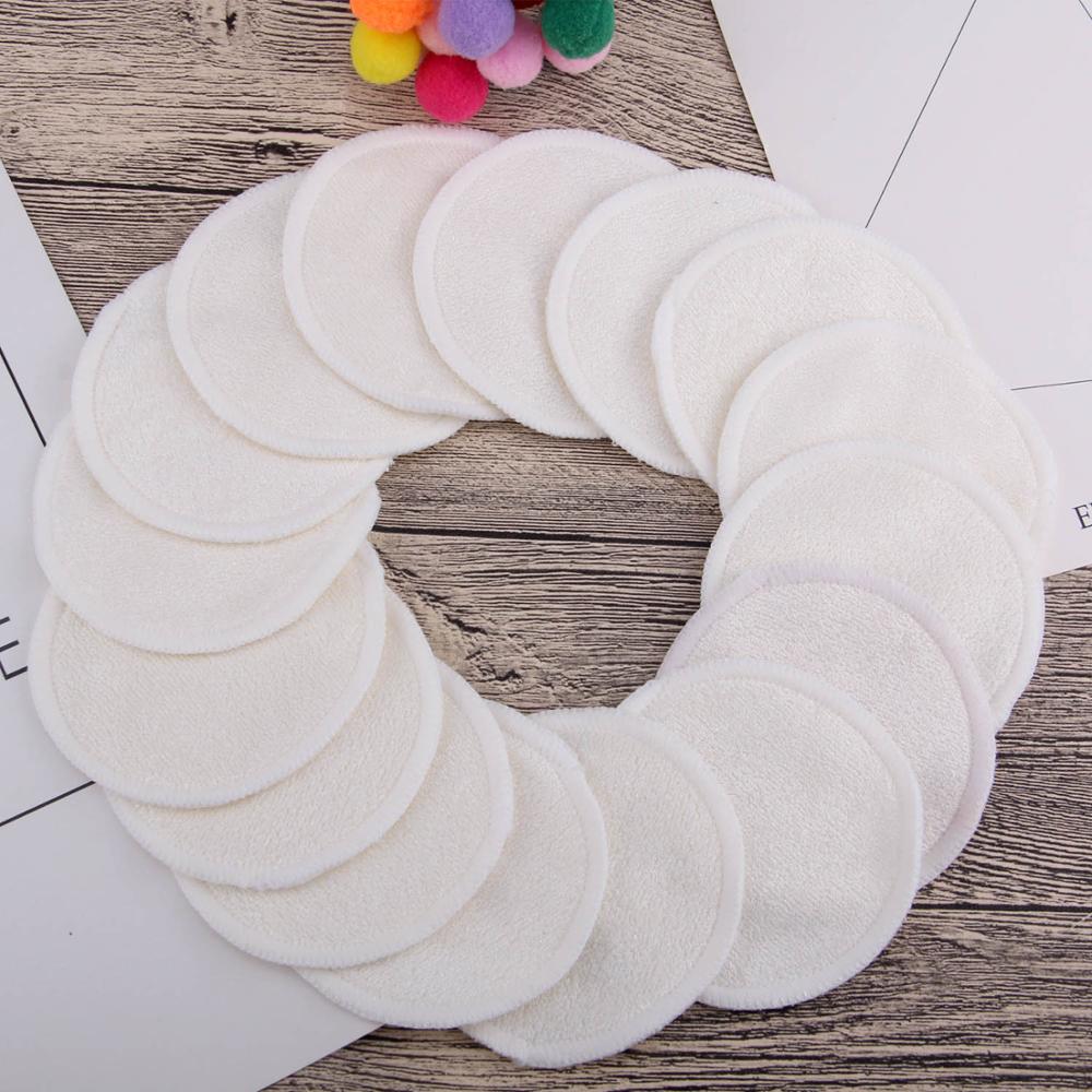 Reusable Cotton Pads Set with Wash Bag (16 Pieces) by HitMyNeed