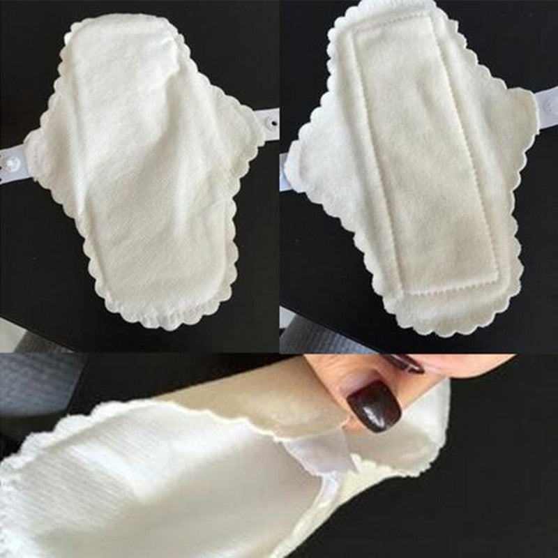 Reusable Cotton Panty Liners, Washable (Set of 3) by HitMyNeed