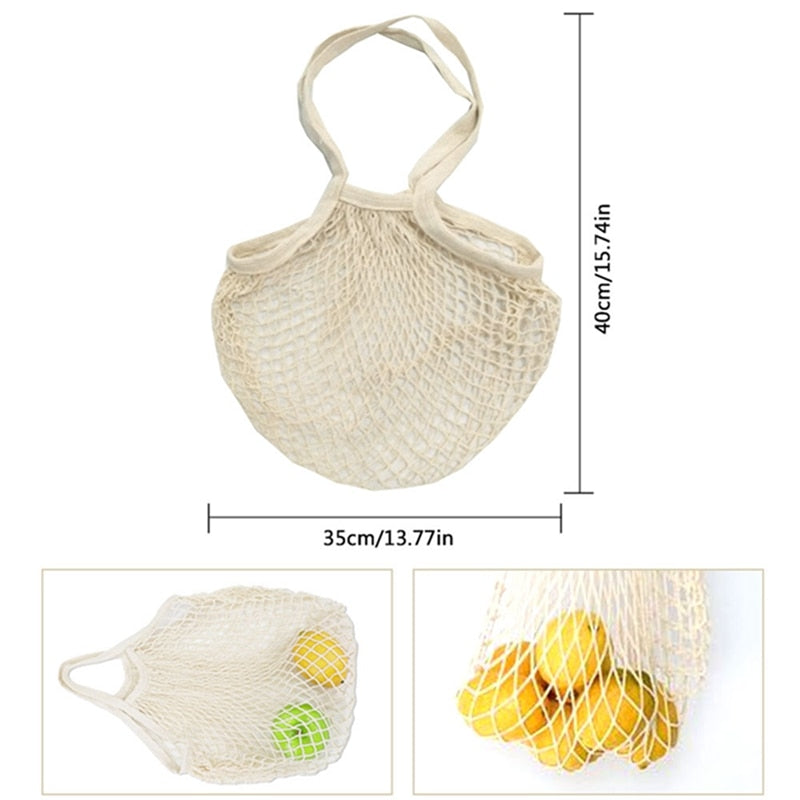 Reusable Cotton Vegetable Bag 40 x 35cm by HitMyNeed