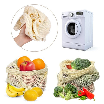 Reusable Cotton Vegetable Bag 40 x 35cm by HitMyNeed
