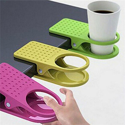 Reusable Desk Drink Clip Cup Holder by HitMyNeed