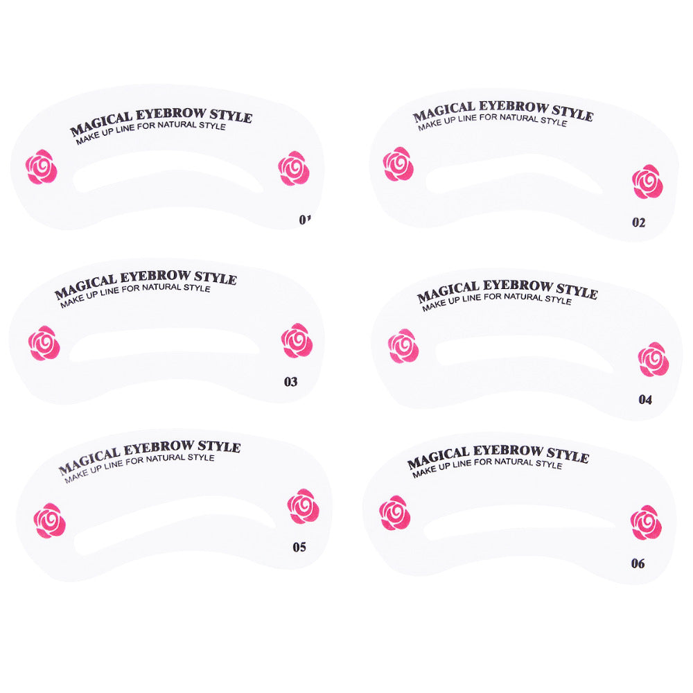 Reusable DIY Eyebrow Stencil Set - 24 Shapes by HitMyNeed