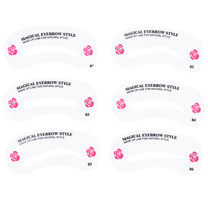 Reusable DIY Eyebrow Stencil Set - 24 Shapes by HitMyNeed