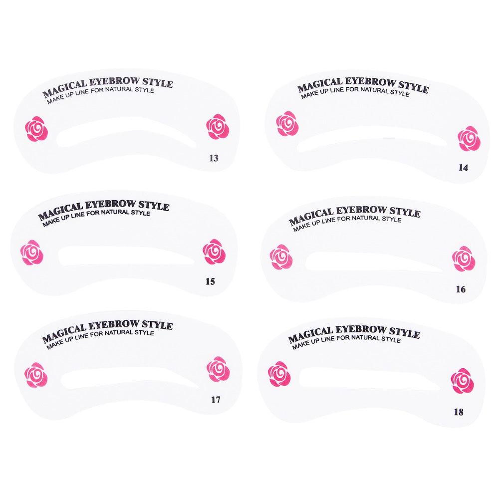 Reusable DIY Eyebrow Stencil Set - 24 Shapes by HitMyNeed