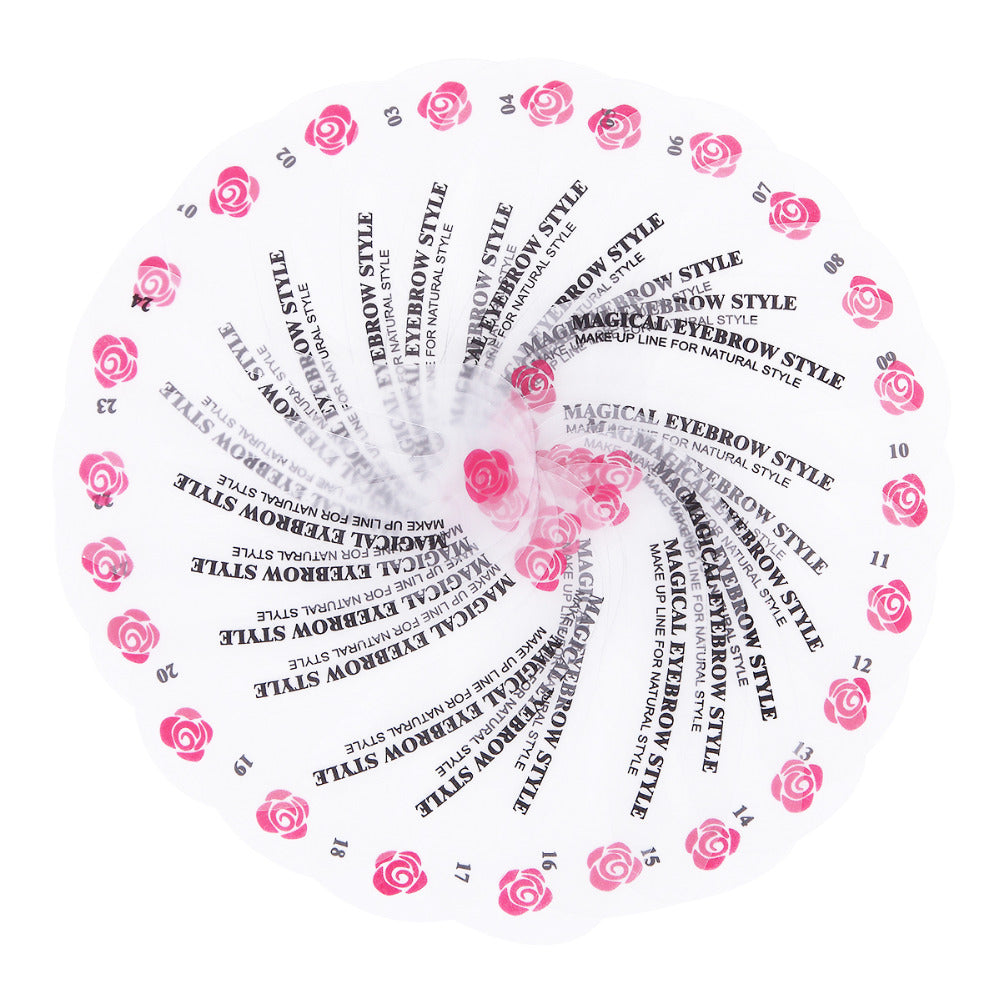 Reusable DIY Eyebrow Stencil Set - 24 Shapes by HitMyNeed