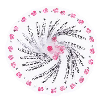Reusable DIY Eyebrow Stencil Set - 24 Shapes by HitMyNeed