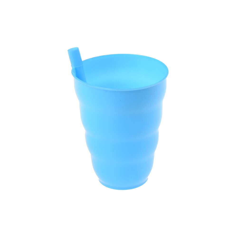 Reusable Drinking Cups with Built-In Straw (Set of 4) by HitMyNeed