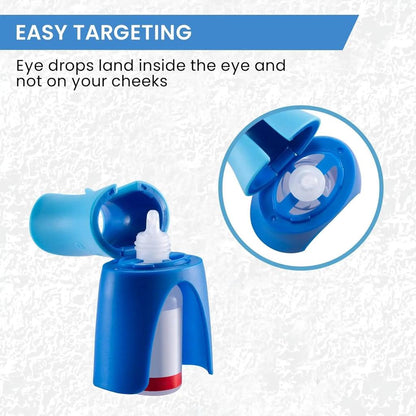 Reusable Eye Drop Guide Holder & Applicator Tool by HitMyNeed