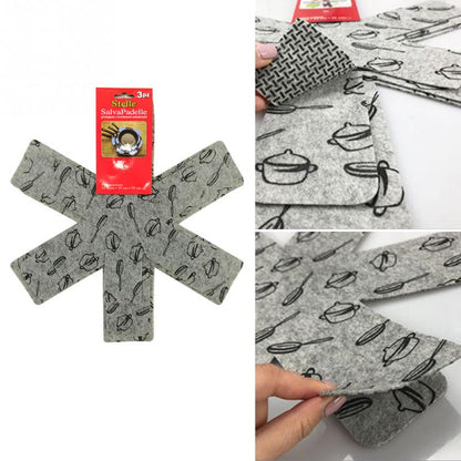 Reusable Fabric Pan Separators Set (6 Pack) by HitMyNeed