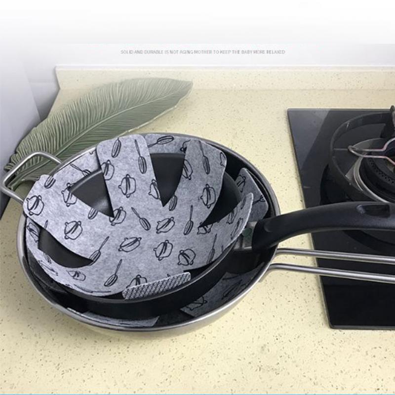 Reusable Fabric Pan Separators Set (6 Pack) by HitMyNeed