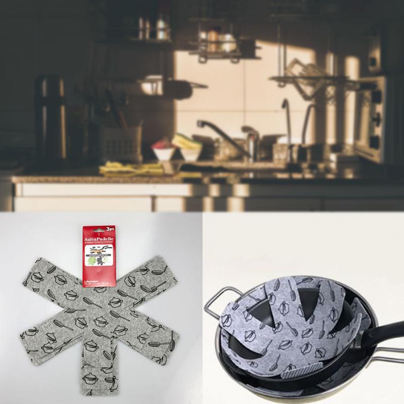 Reusable Fabric Pan Separators Set (6 Pack) by HitMyNeed