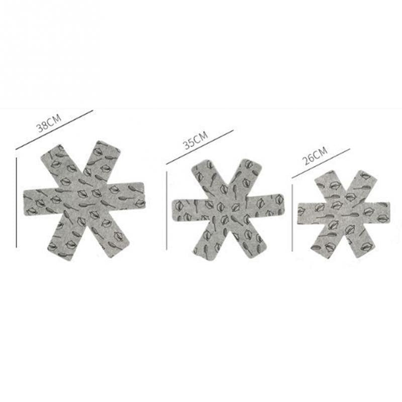 Reusable Fabric Pan Separators Set (6 Pack) by HitMyNeed