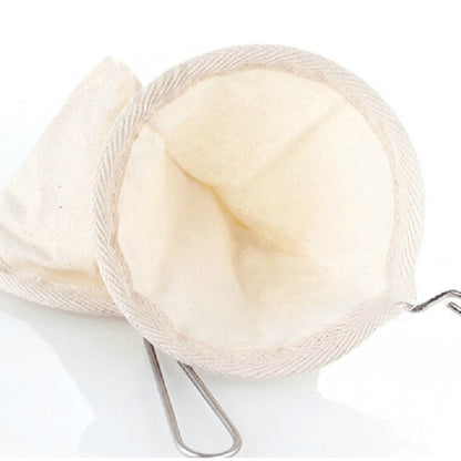 Reusable Flannel Mesh Coffee Filter with Handle by HitMyNeed