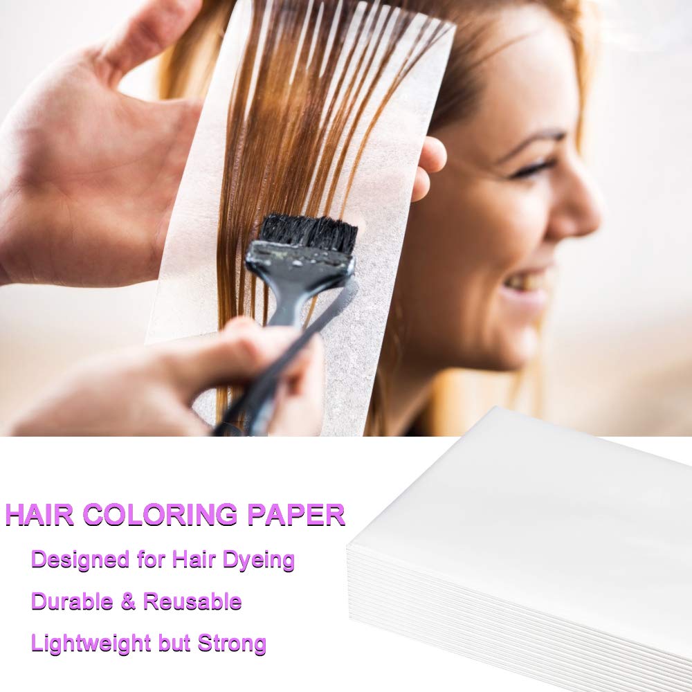 Reusable Foam Hair Color Wraps (100 Pack) by HitMyNeed