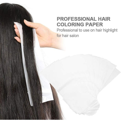 Reusable Foam Hair Color Wraps (100 Pack) by HitMyNeed