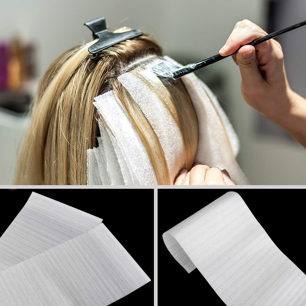 Reusable Foam Hair Color Wraps (100 Pack) by HitMyNeed