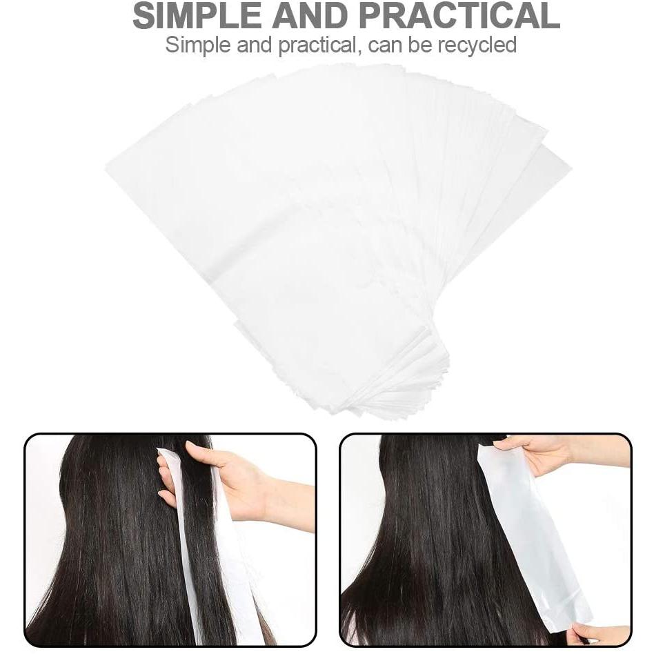 Reusable Foam Hair Color Wraps (100 Pack) by HitMyNeed