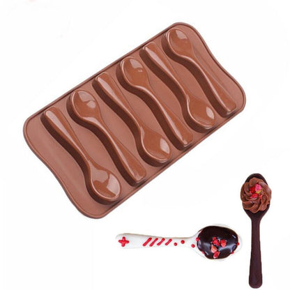 Reusable Food-Grade Silicone Spoon Mold by HitMyNeed