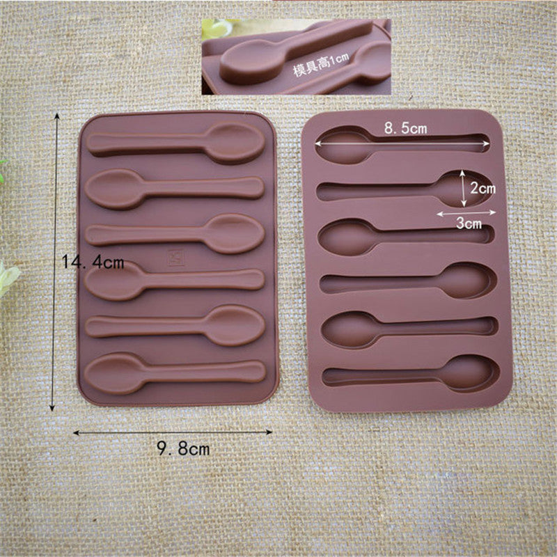 Reusable Food-Grade Silicone Spoon Mold by HitMyNeed