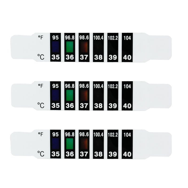 Reusable Forehead Temperature Strips (10-Pack) by HitMyNeed