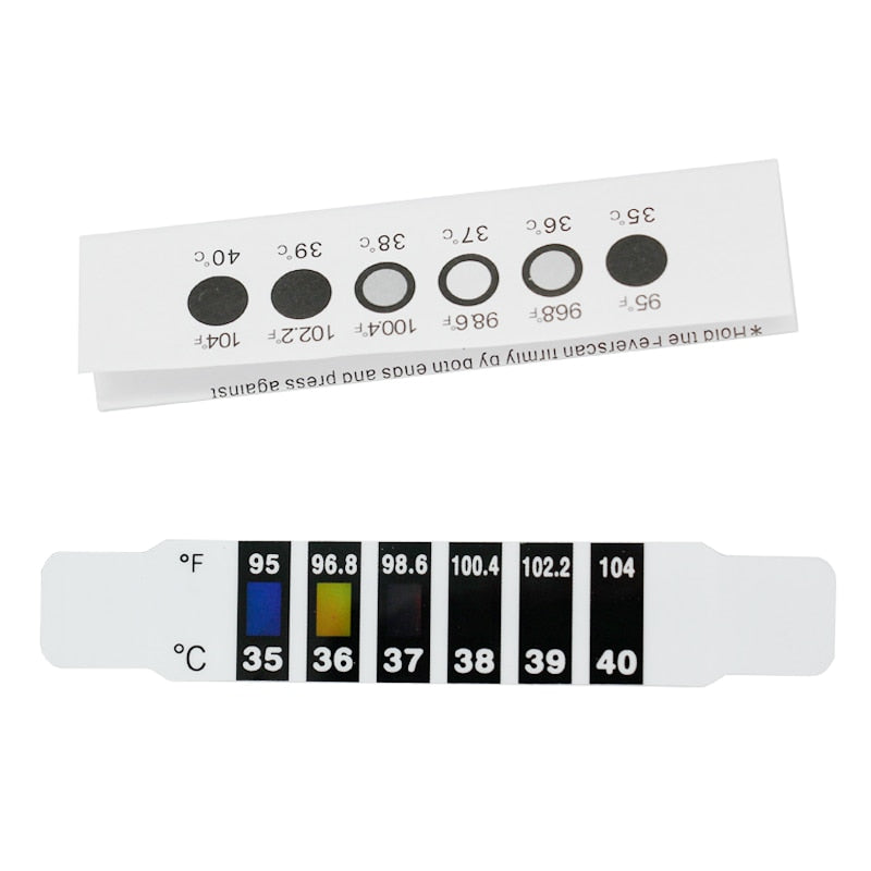 Reusable Forehead Temperature Strips (10-Pack) by HitMyNeed