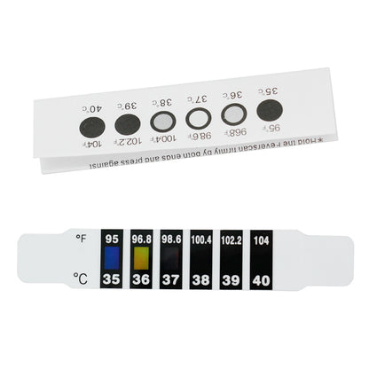 Reusable Forehead Thermometer Strips (10 Pack) by HitMyNeed