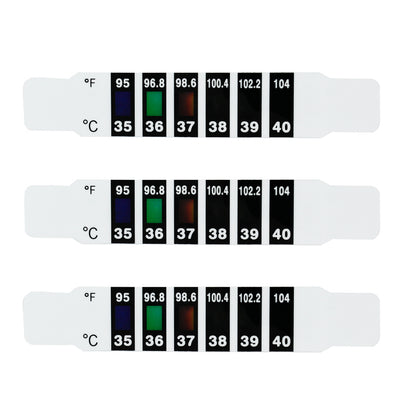 Reusable Forehead Thermometer Strips (10 Pack) by HitMyNeed