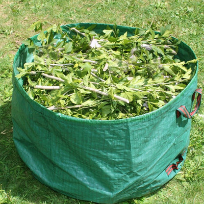Reusable Green Garden Waste Bag with Handles by HitMyNeed