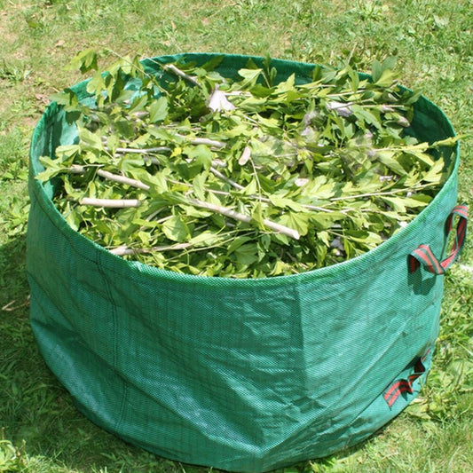 Reusable Green Garden Waste Bag with Handles by HitMyNeed