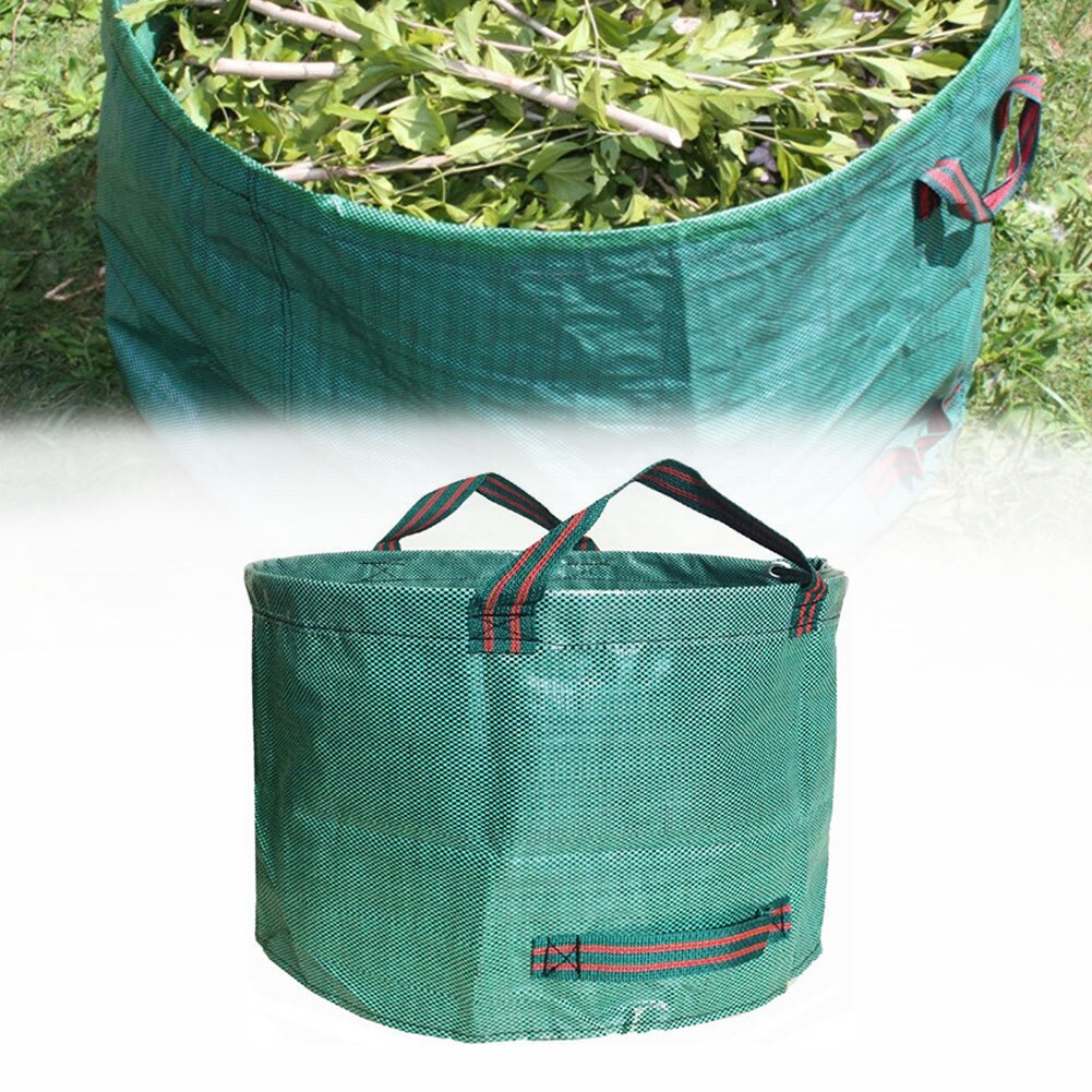 Reusable Green Garden Waste Bag with Handles by HitMyNeed