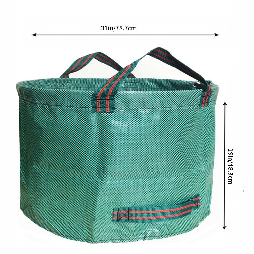 Reusable Green Garden Waste Bag with Handles by HitMyNeed