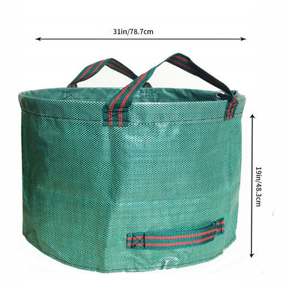 Reusable Green Garden Waste Bag with Handles by HitMyNeed