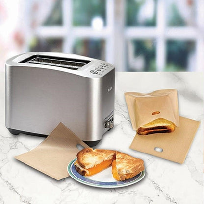 Reusable Grilled Cheese Toaster Bags (Set of 2) by HitMyNeed