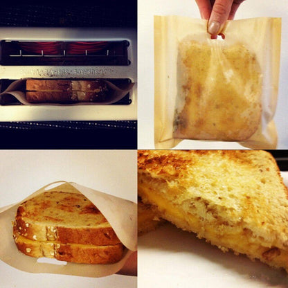 Reusable Grilled Cheese Toaster Bags (Set of 2) by HitMyNeed